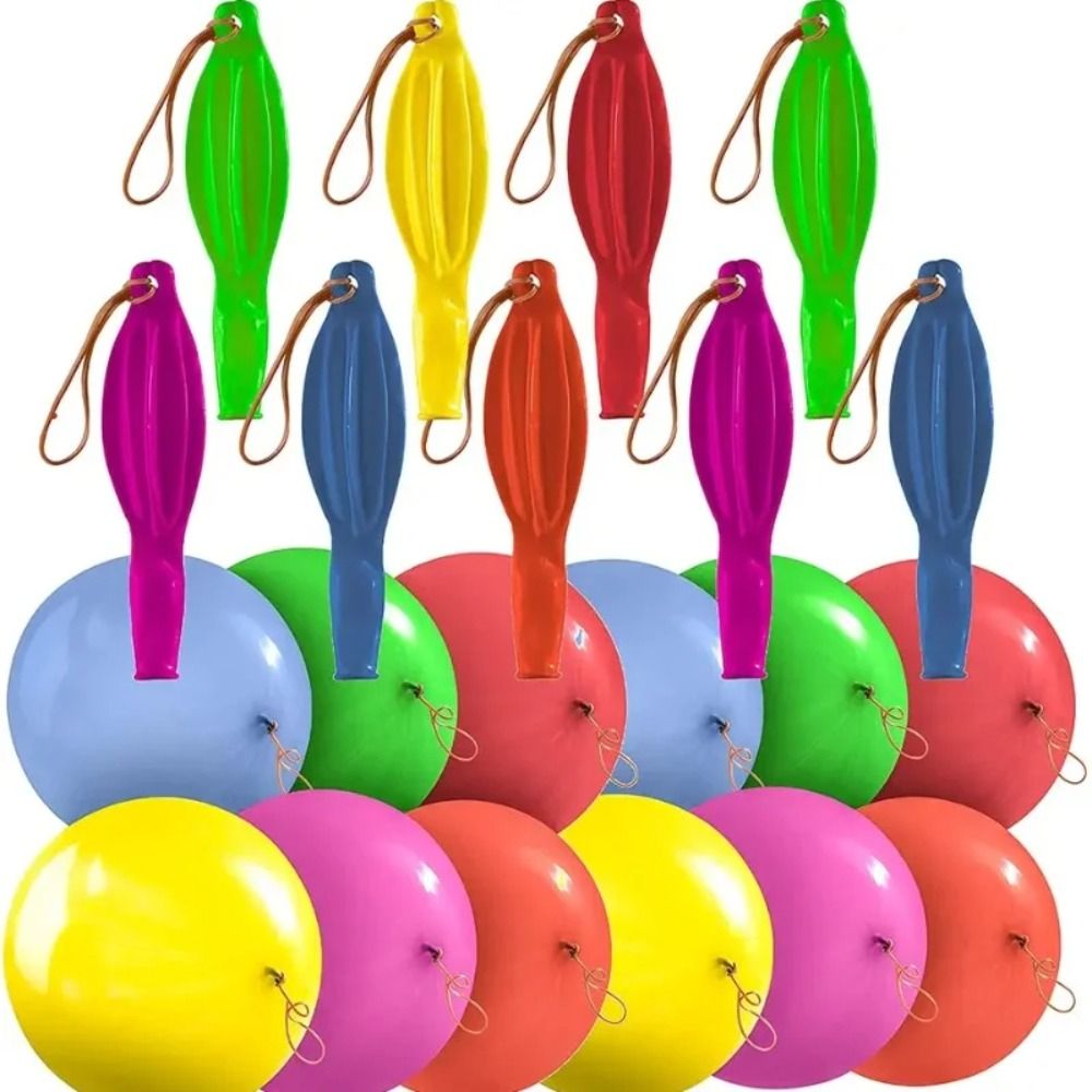 Party Games Engagement - 10Pcs Punch Balloons with Rubber Band