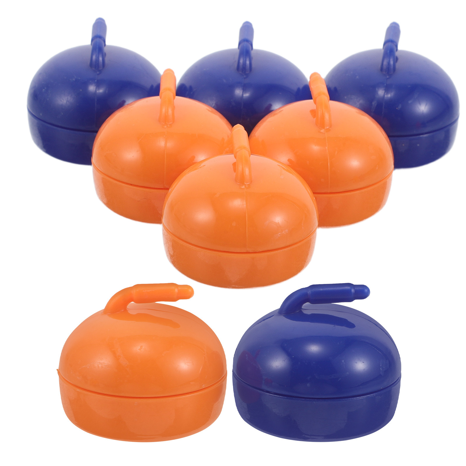 Party Games Console - 8Pcs Tabletop Curling Pucks Smooth Sliding
