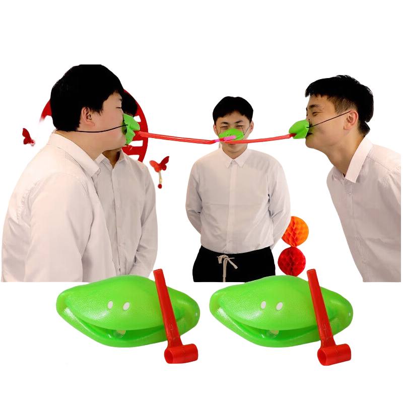 Party Games Competition - Frog Mask Toy Frog Tongue Sticker