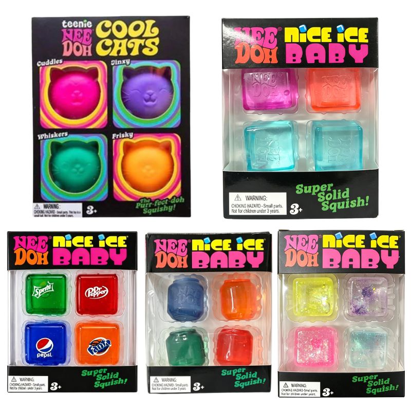 Party Games Children - Mini 4 Pack Set Needoh Nice