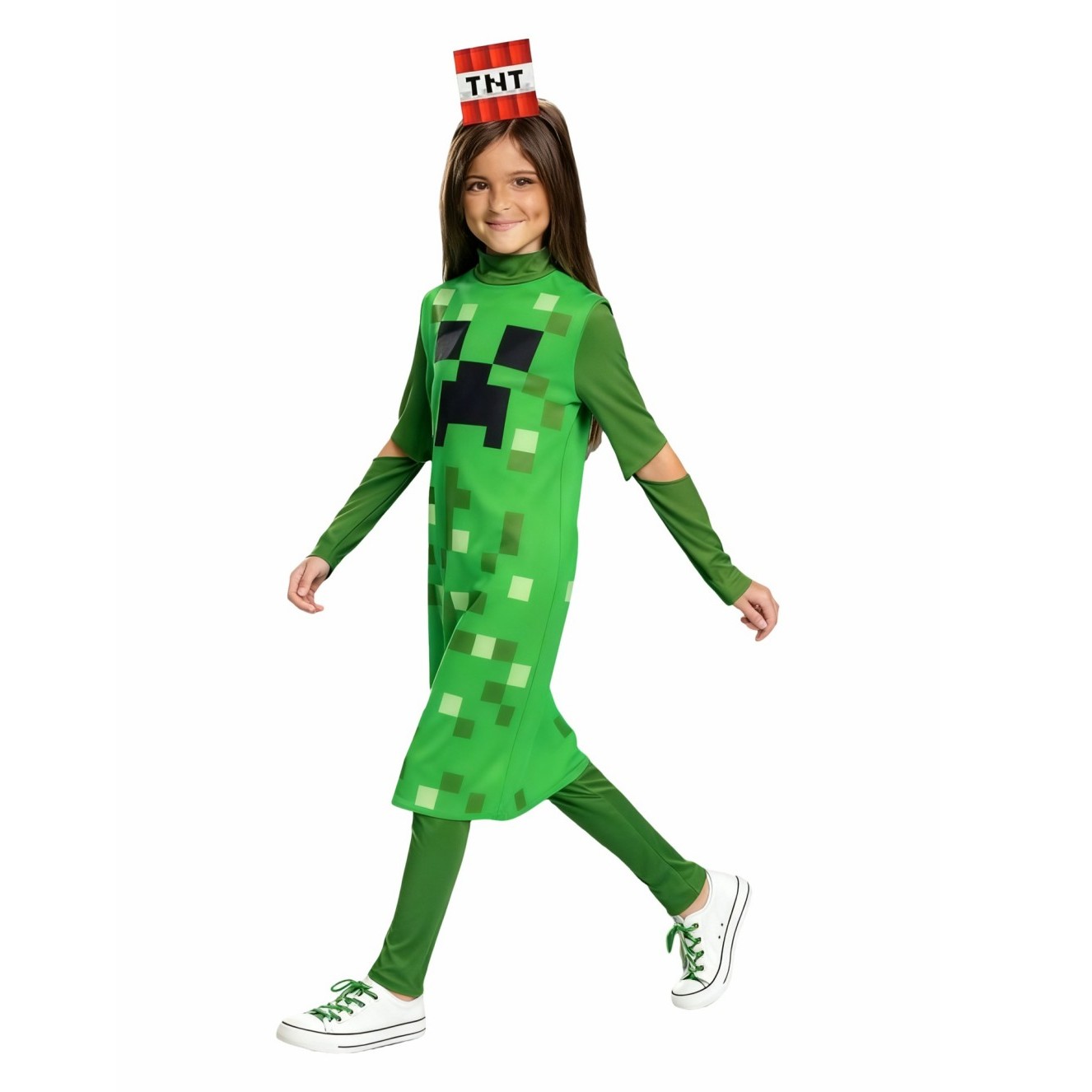 Creeper Girl Classic Child Cos - Party Games Minecraft recension och pris