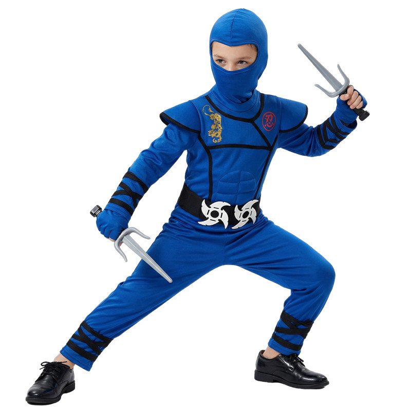 Black and Blue Ninja Costume f - Party Games Children recension och pris