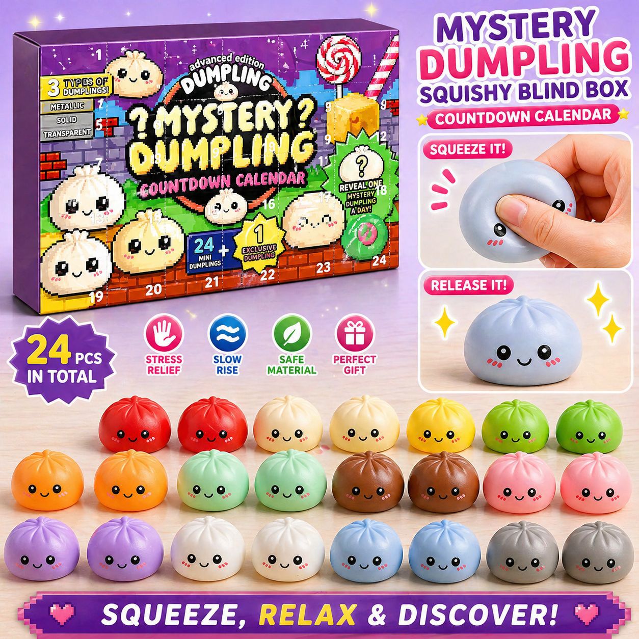 Surprise Dumpling Blind Box Co - Party Games Children recension och pris