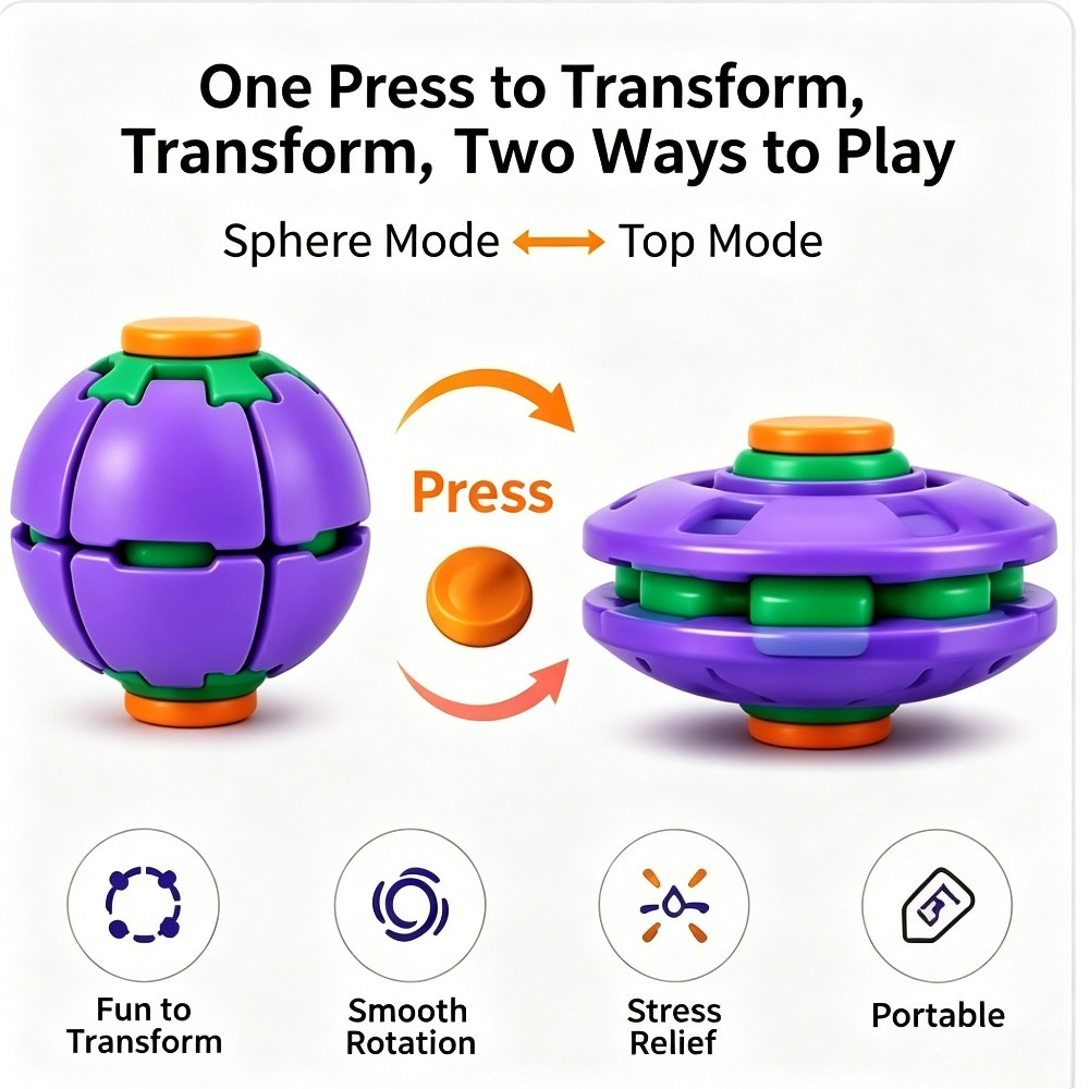 Transforming Fidget Spinner Ba - Party Games Children recension och pris