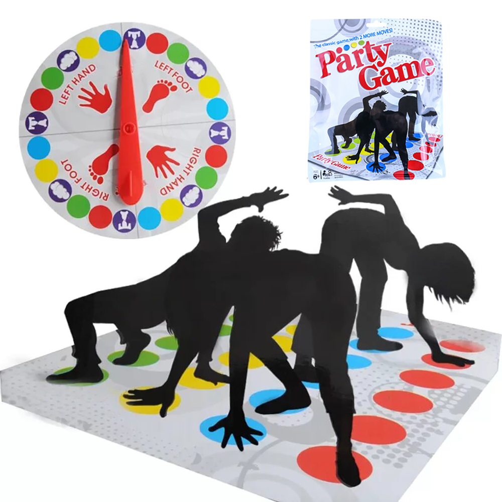 Family Party Game Twister Game - Party Games Indoor For 6 12 Year Olds recension och pris