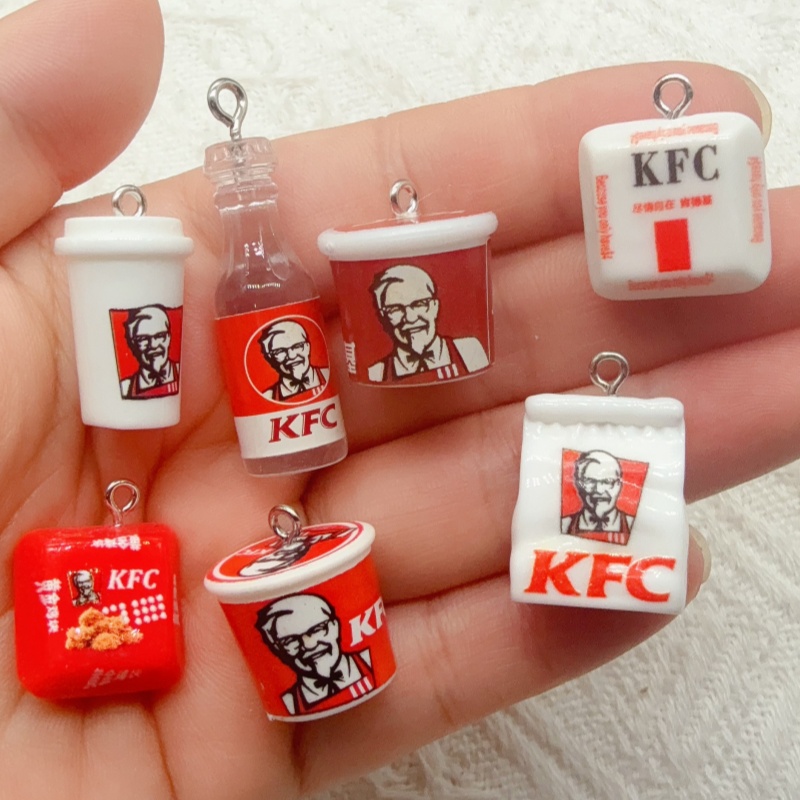 10pcs cartoon resin food bag k - Party Games Gifts recension och pris