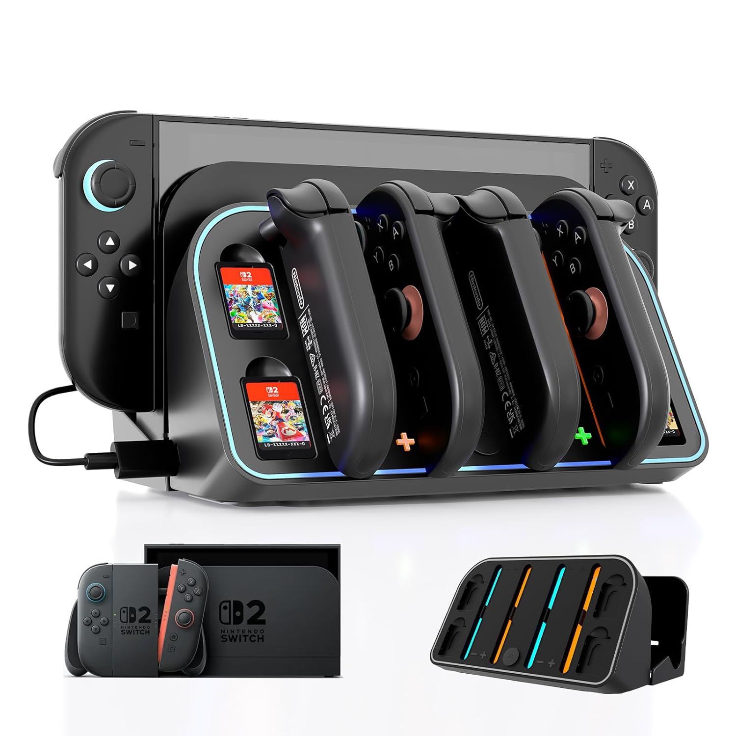 Wall Mount Charging Dock for N - Party Games Nintendo recension och pris