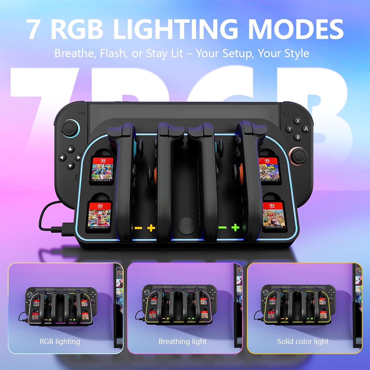 Wall Mount Charging Dock for N - Party Games Nintendo recension och pris