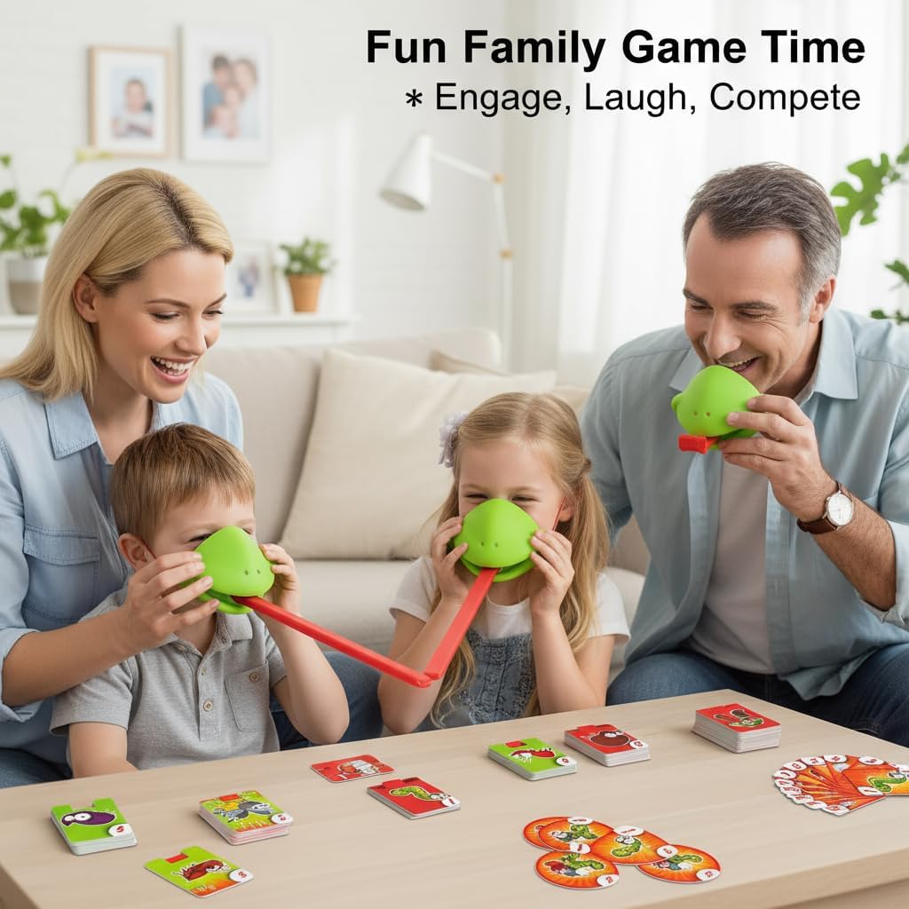 6 Set Chameleon Tongue Shootin - Party Games Engagement recension och pris