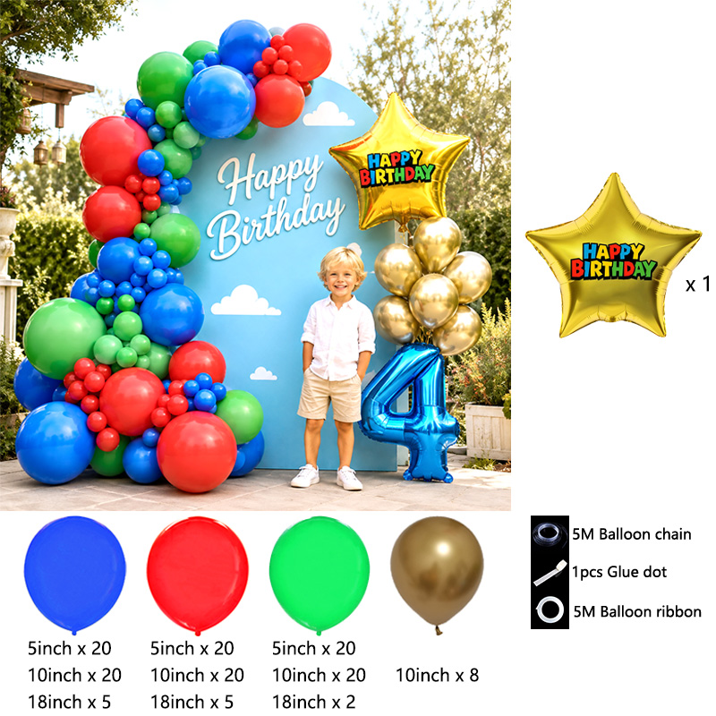 1set Red Blue Green Mushroom S - Party Games Mario recension och pris