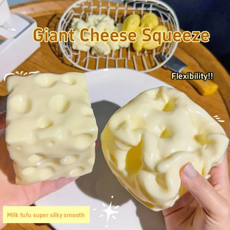 Taba Squishy Cheese Cube Stres - Party Games Children recension och pris