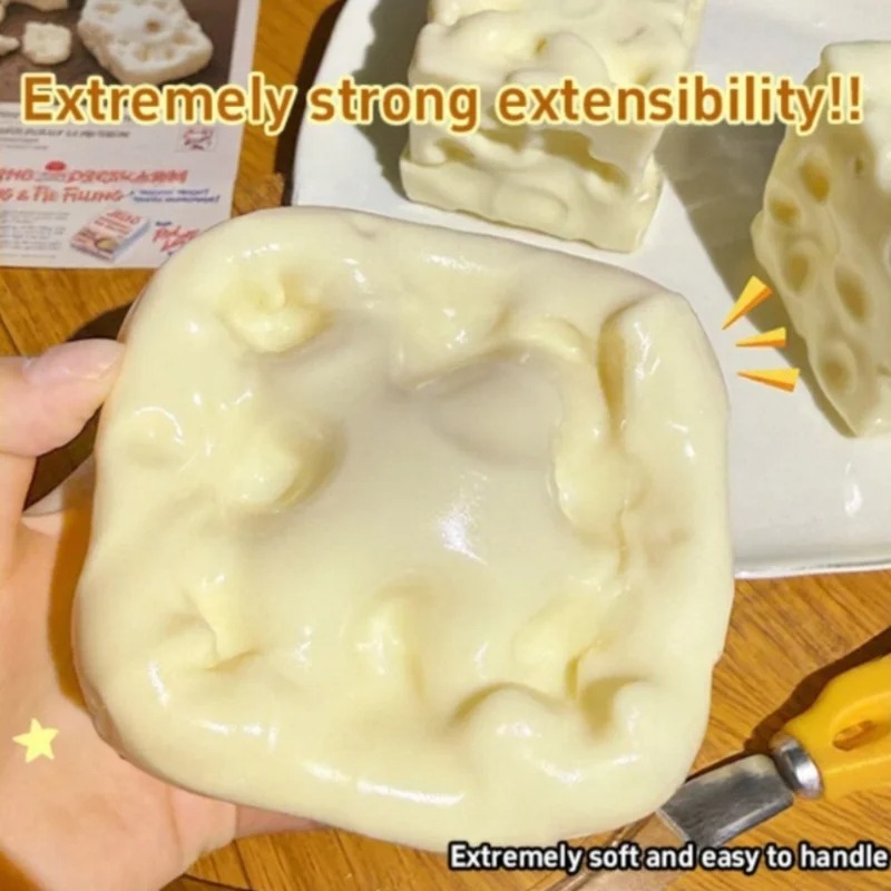 Taba Squishy Cheese Cube Stres - Party Games Children recension och pris