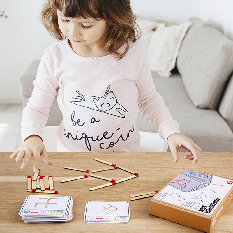 Montessori Matches Puzzles Gam - Party Games Kids Indoor recension och pris