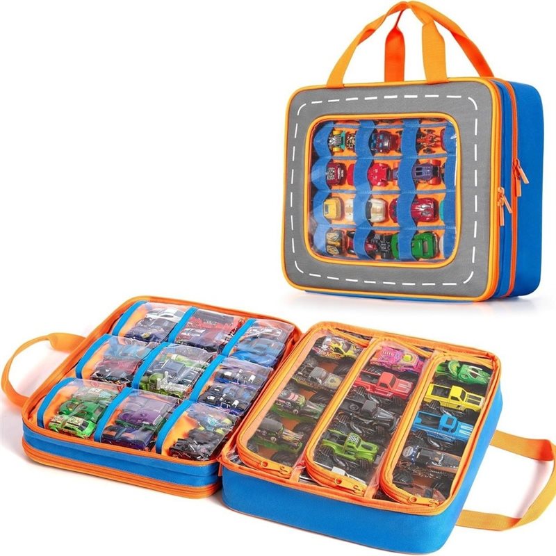 MACH- Truck Storage Case With  - Hot Wheels Car Monster Trucks recension och pris
