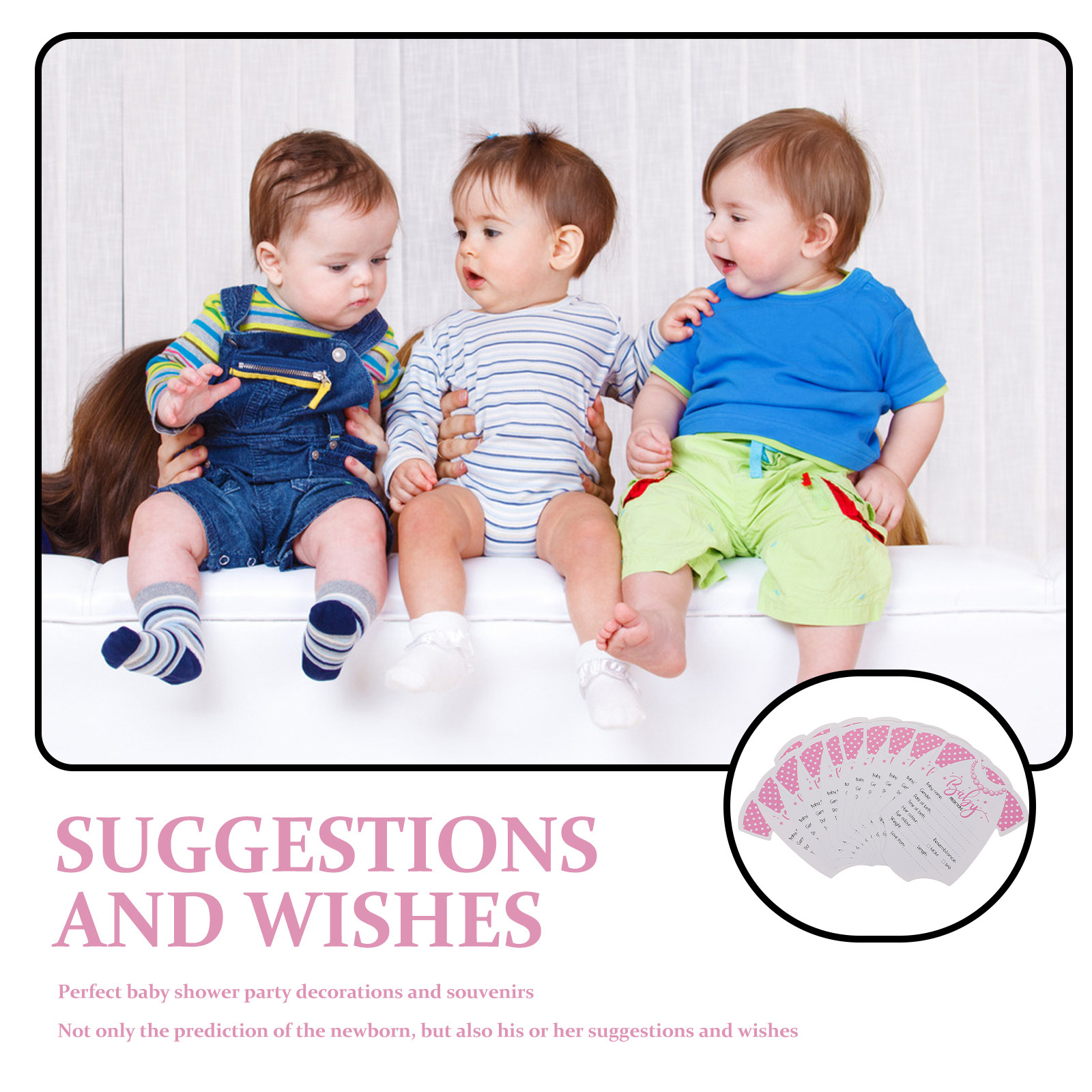 20Pcs Meaningful Baby Predicti - Party Games Meaning recension och pris