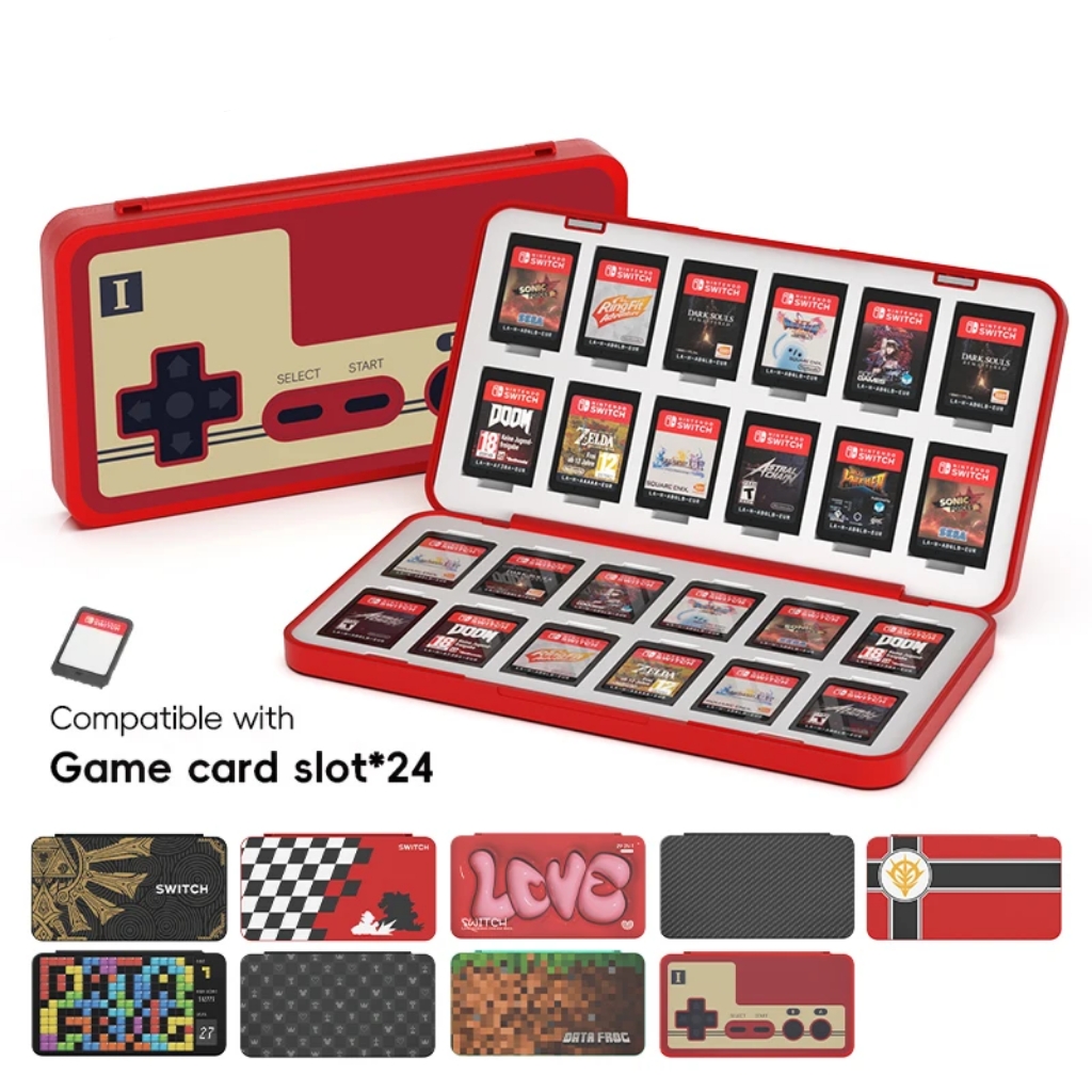 24 in 1 Game Card Case for Swi - Party Games Nintendo recension och pris