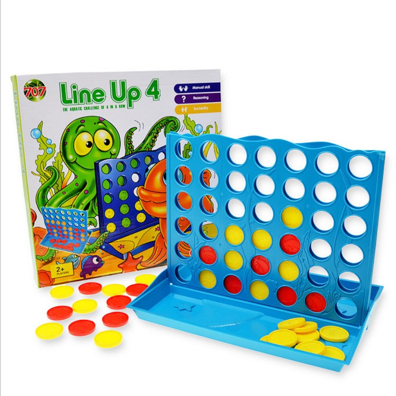 3D Four-in-a-Row Board Game fo - Party Games Kids Indoor recension och pris