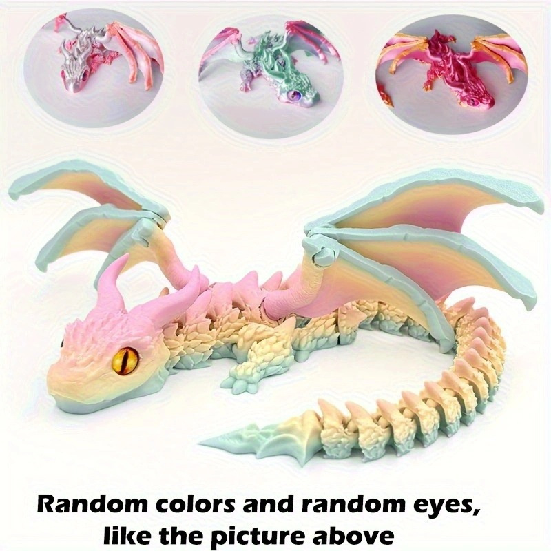 3D Printed Wyvern Dragon with  - Party Games Gifts recension och pris