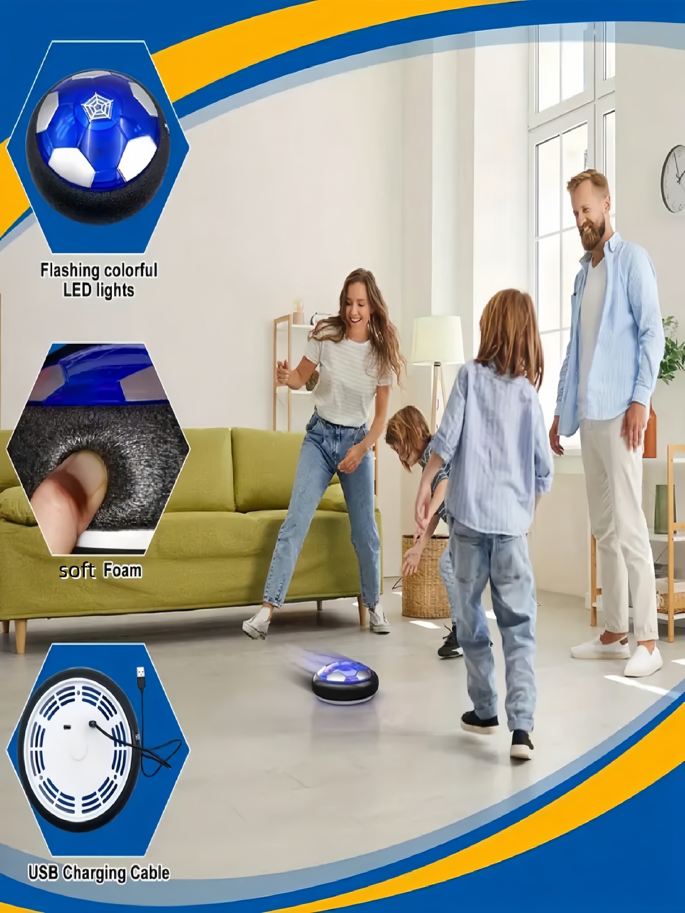 Floating Soccer Ball, 1 Pack - - Party Games Kids Birthday recension och pris