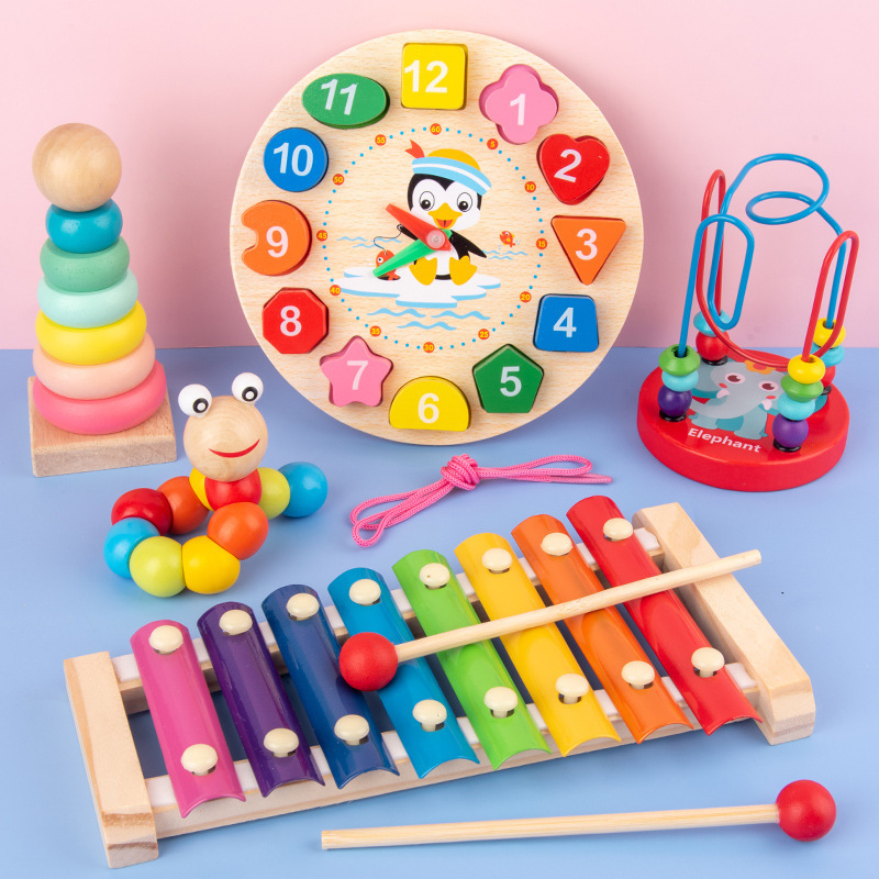 Montessori Baby Toys Kids 3D W - Party Games Kids Birthday recension och pris