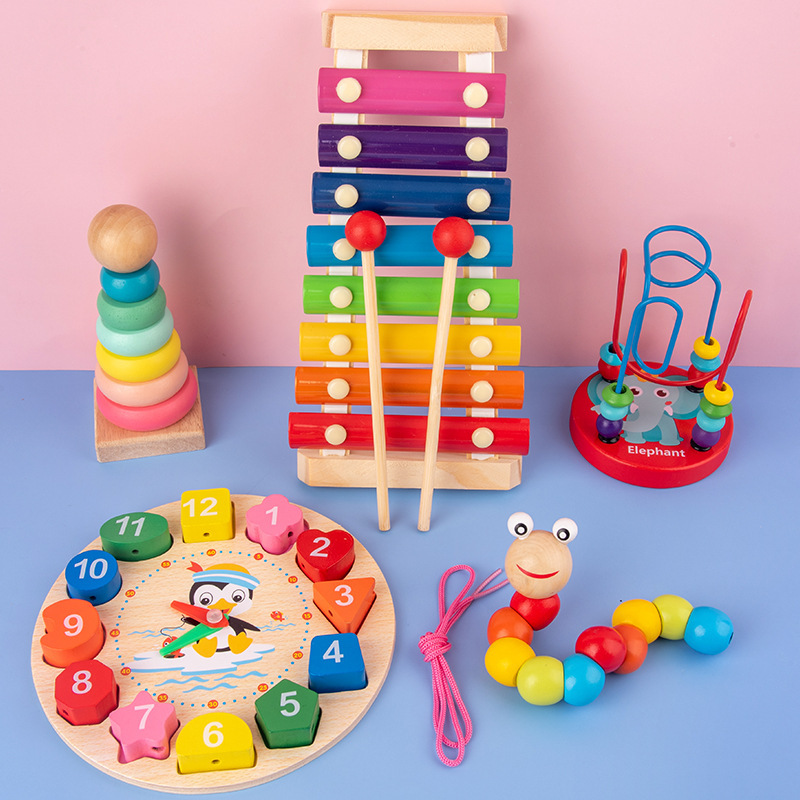 Montessori Baby Toys Kids 3D W - Party Games Kids Birthday recension och pris