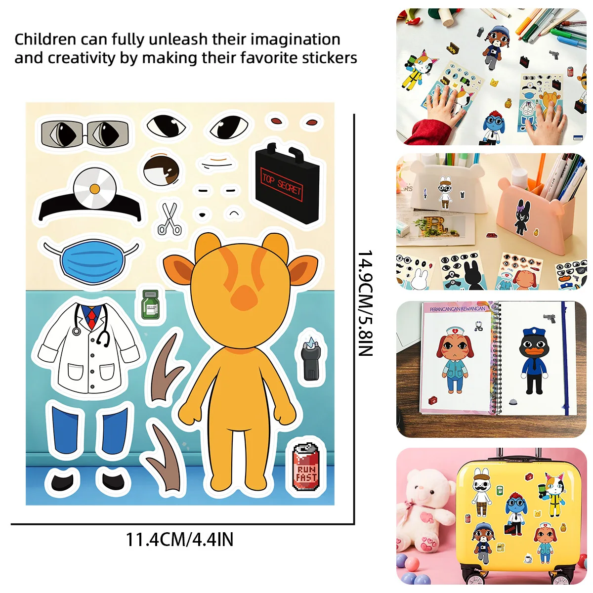 8Pcs/Set Animal Hospital Puzzl - Party Games Children recension och pris
