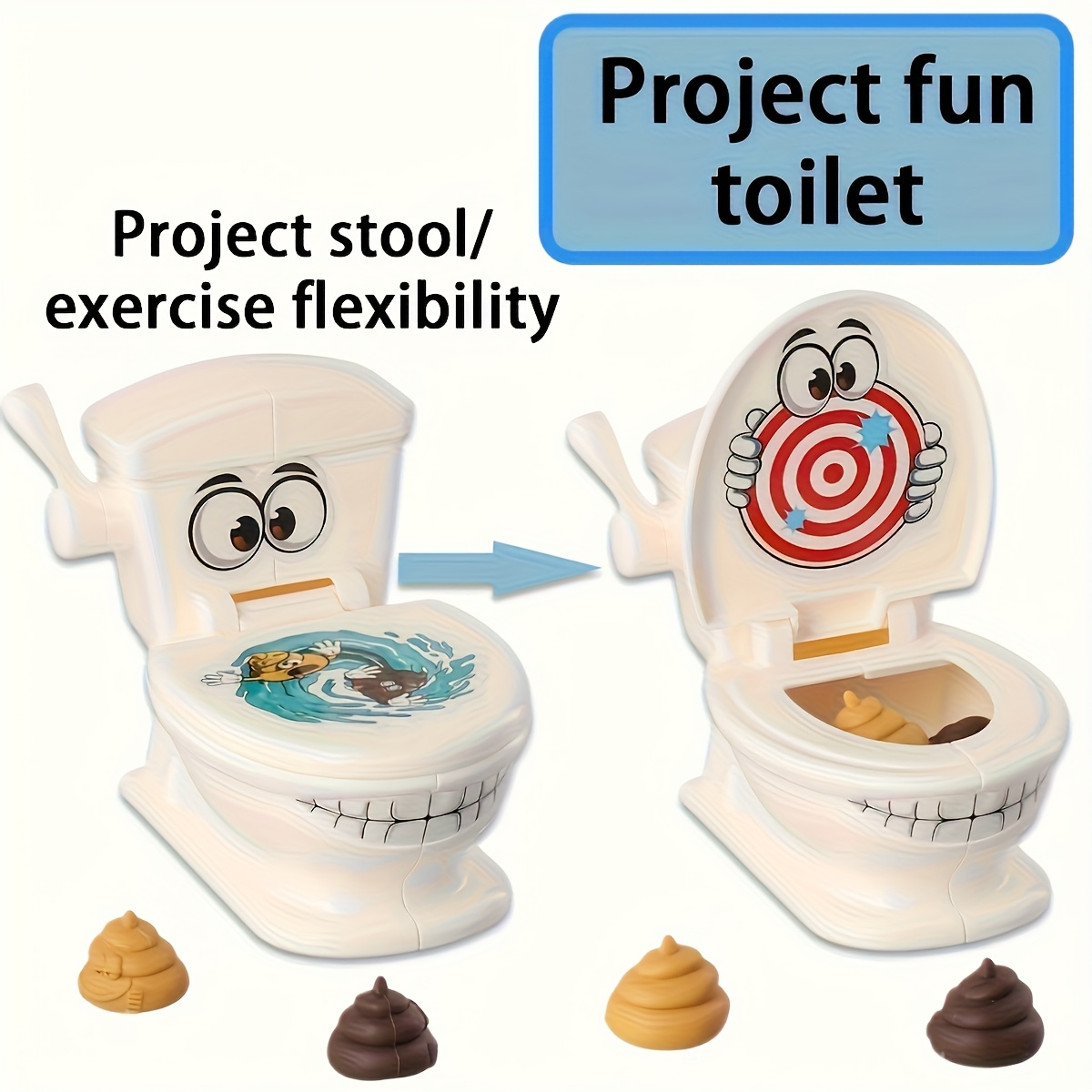 Mini Toilet Anti Stress Toys T - Party Games Console recension och pris