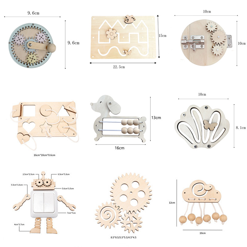 Kids Busy Board DIY Accessorie - Party Games Kids Indoor recension och pris