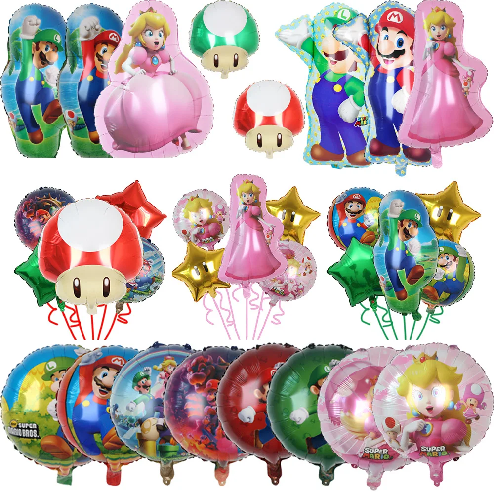 Cartoon Mario Bros Balloon Set - Party Games Mario recension och pris