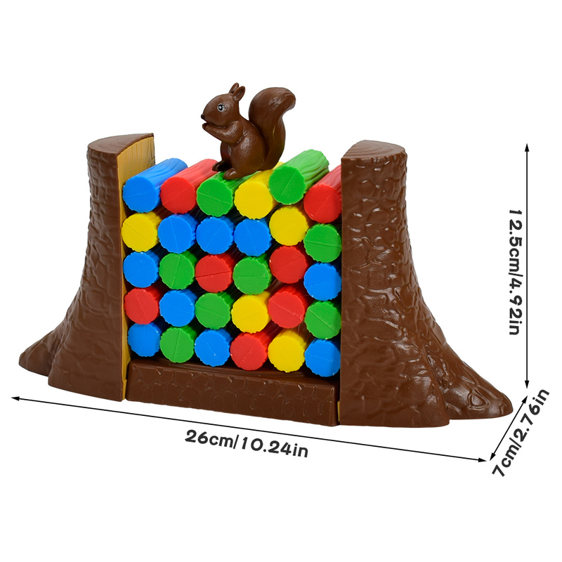 Squirrel Push Log Balance Boar - Party Games Kids Indoor recension och pris