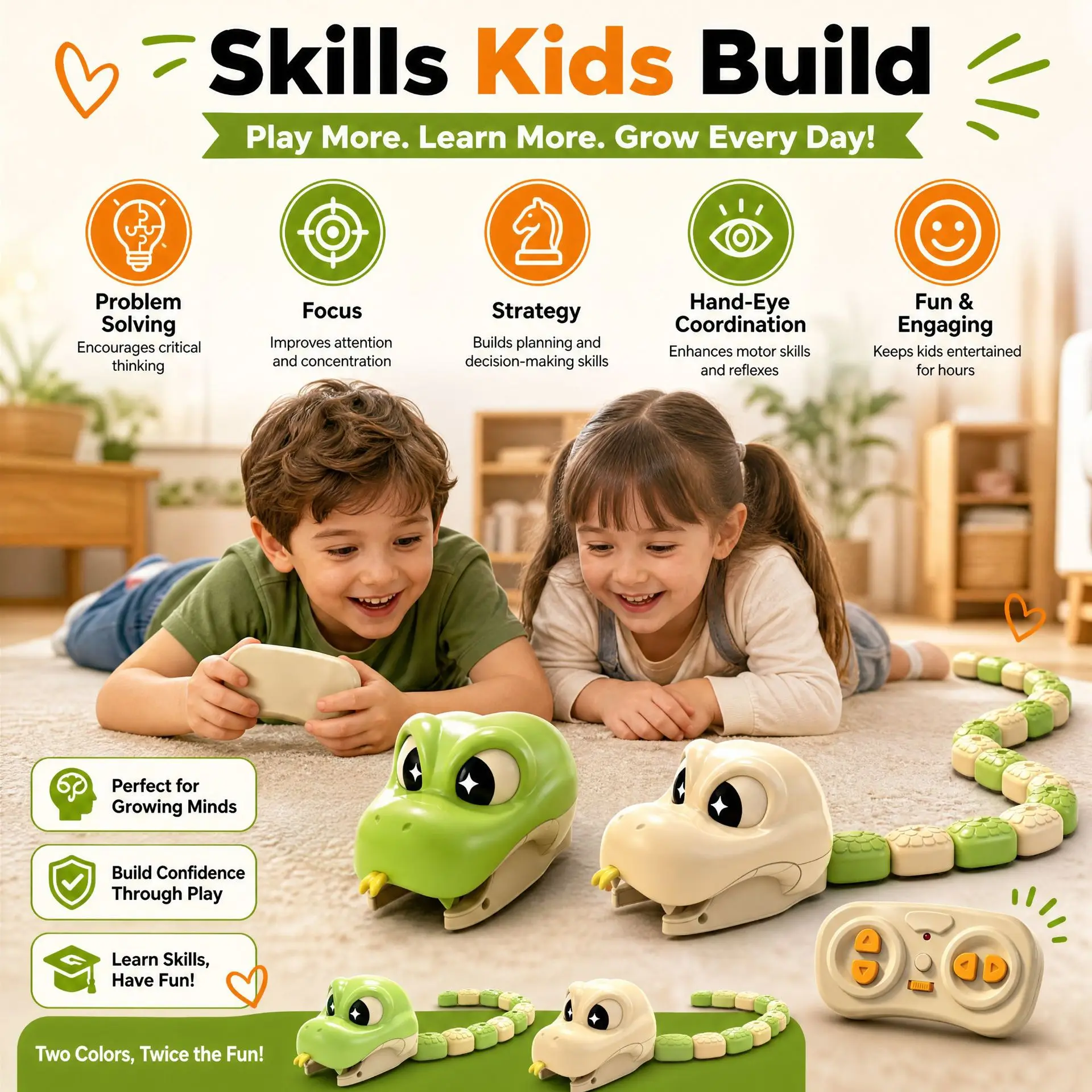 Hot Magnetic Snake Funny Game  - Party Games Engagement recension och pris