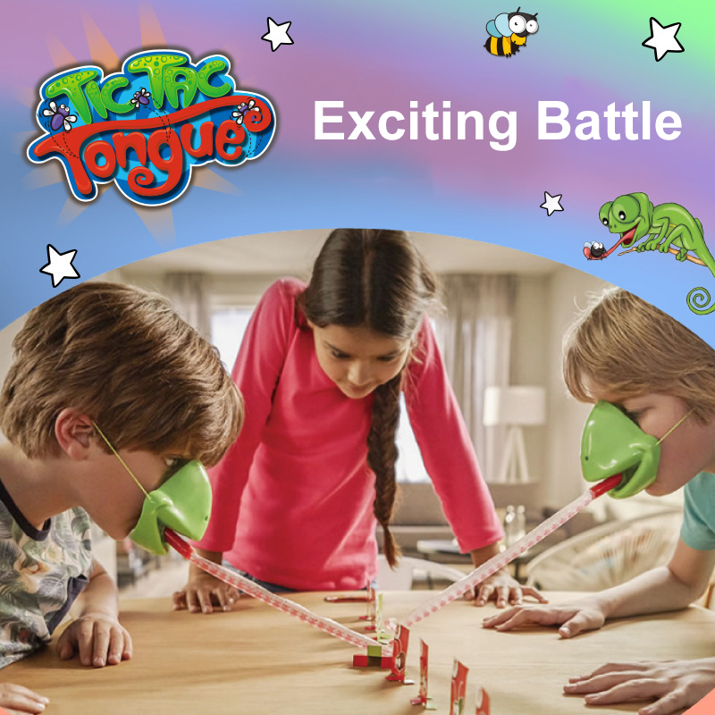 Frog Mask Toy Frog Tongue Stic - Party Games Competition recension och pris