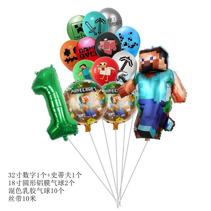 14pcs for Minecrafte Pixel Bal - Party Games Minecraft recension och pris