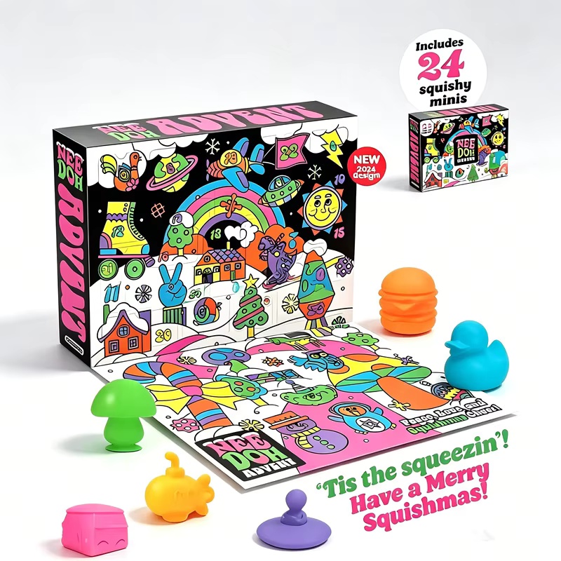 2027 New Hot Needoh Advent Cal - Party Games Children recension och pris