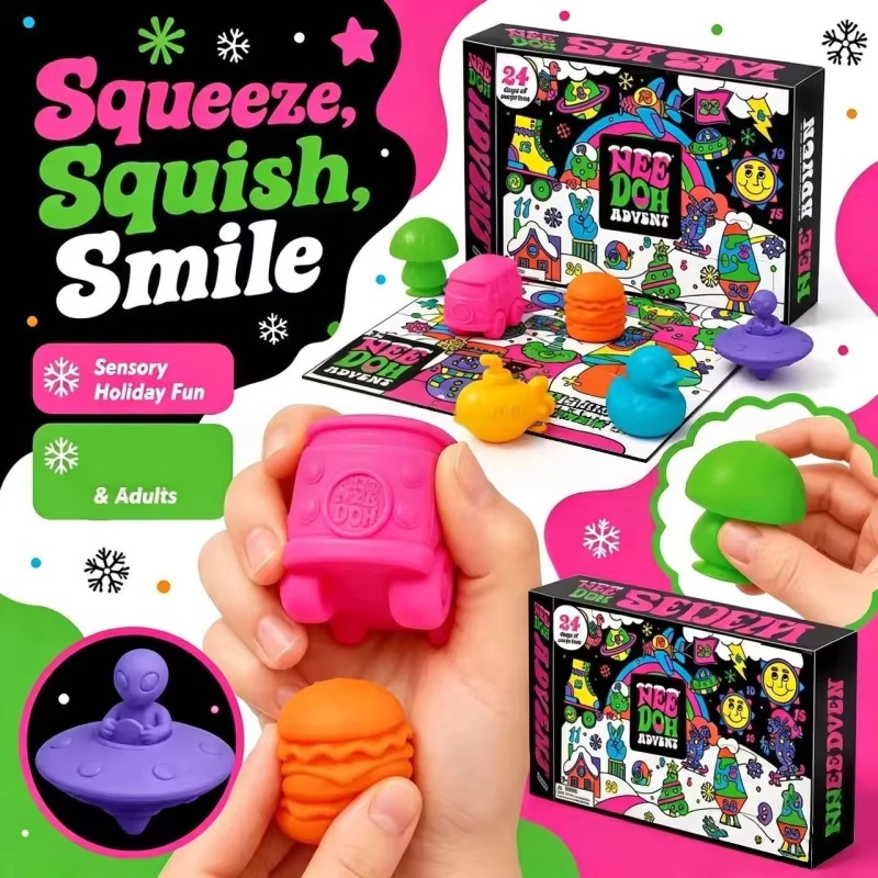2027 New Hot Needoh Advent Cal - Party Games Children recension och pris