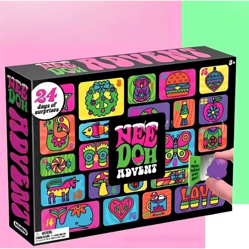 2027 New Hot Needoh Advent Cal - Party Games Children recension och pris