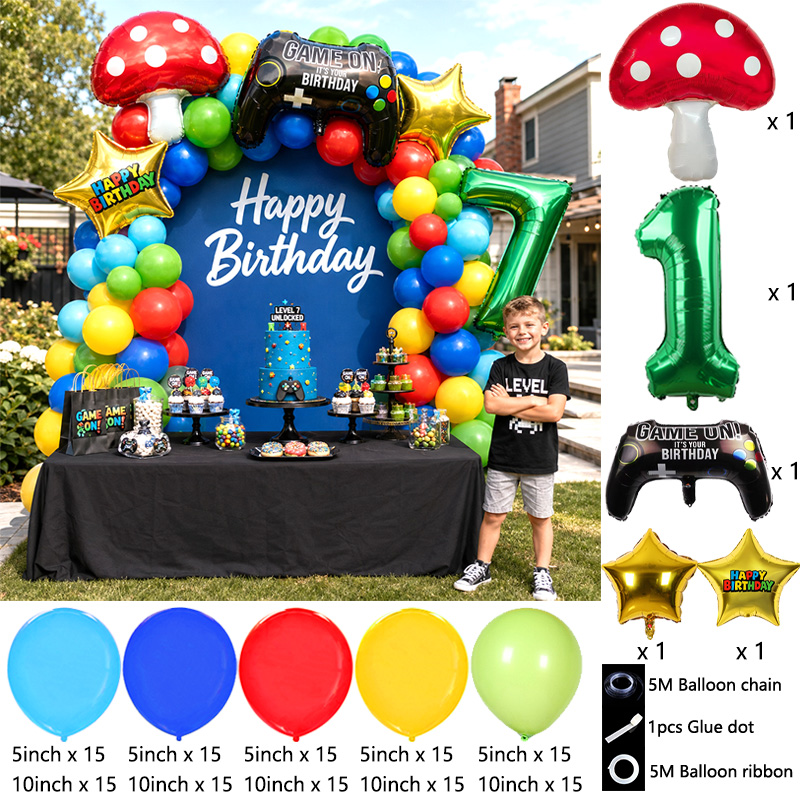Super Bros Birthday Balloon Bo - Party Games Mario recension och pris