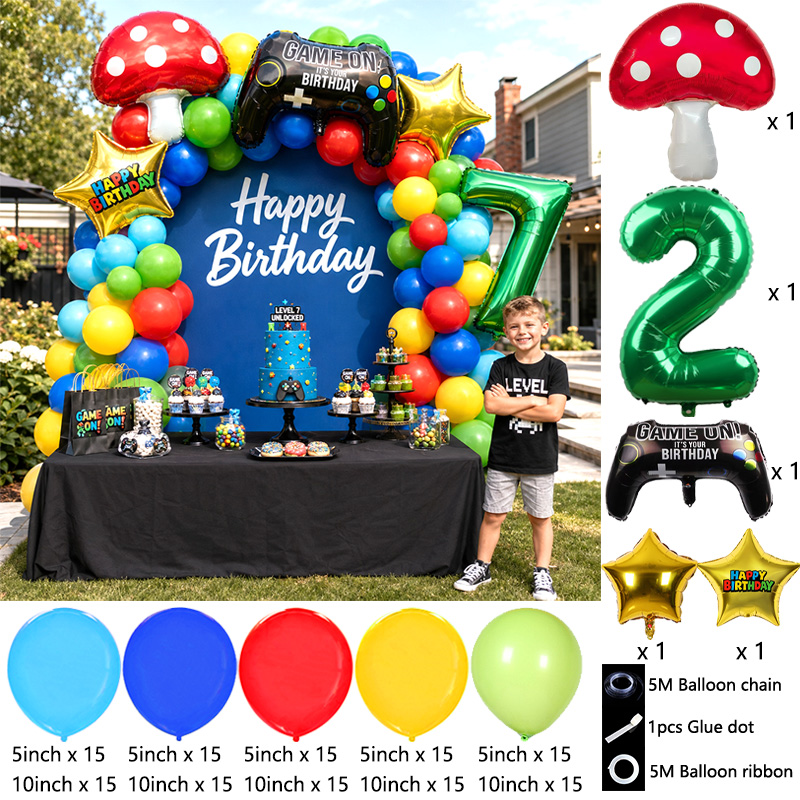 Super Bros Birthday Balloon Bo - Party Games Mario recension och pris